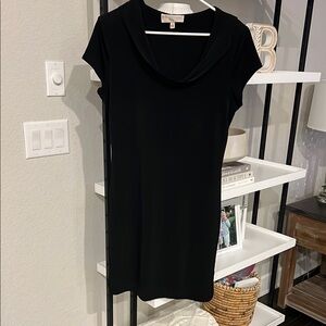 Black Cowl Neck Dress